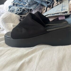 Black Women's Slide Sandals